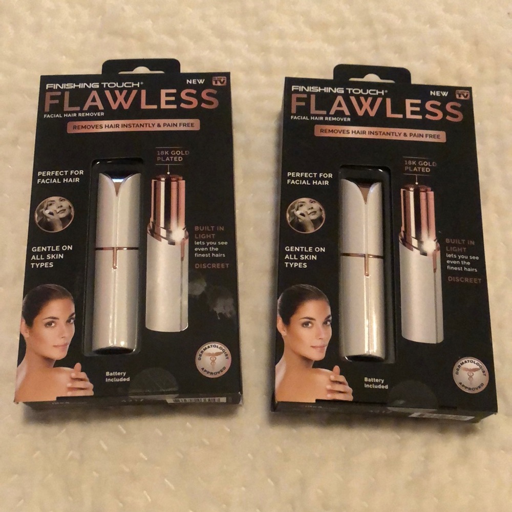 Set of Two Finishing Touch Flawless Hair Removers